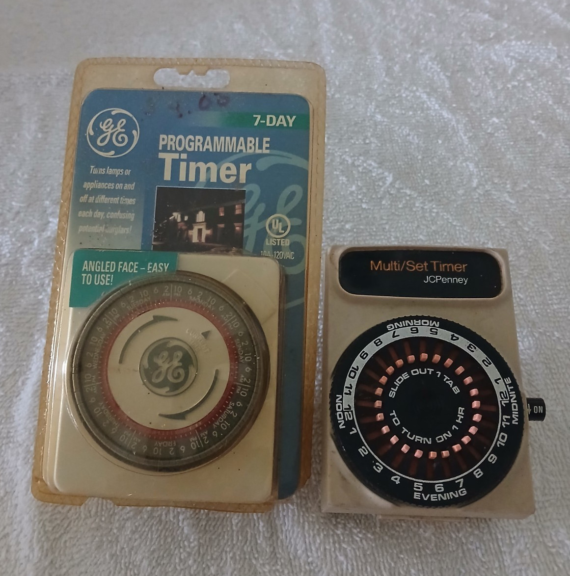 JCPenney Programmable Mechanical Plug-In Timer Vintage/Retro 849-0612 Beige