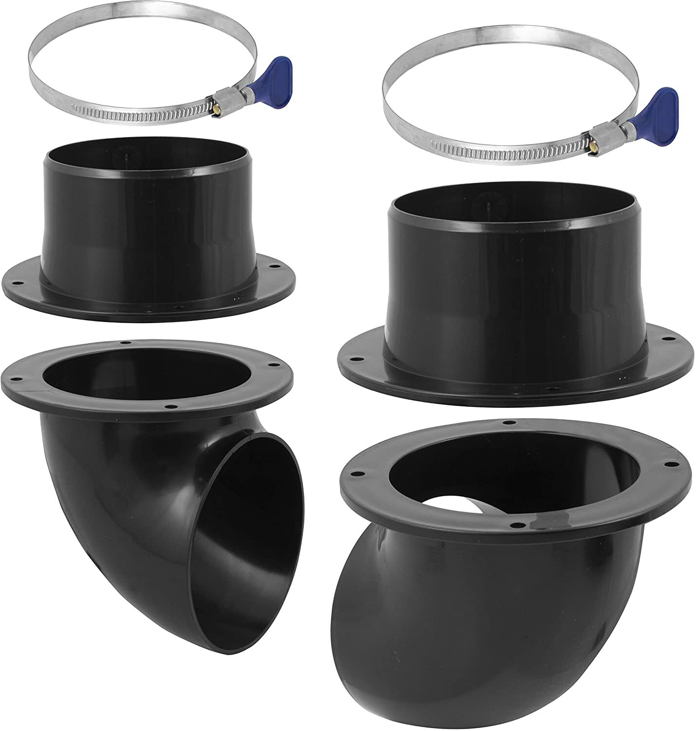 4" Cyclone Dust Separator Collector Kit Barrel Drum Trash Can Workshop Extractor