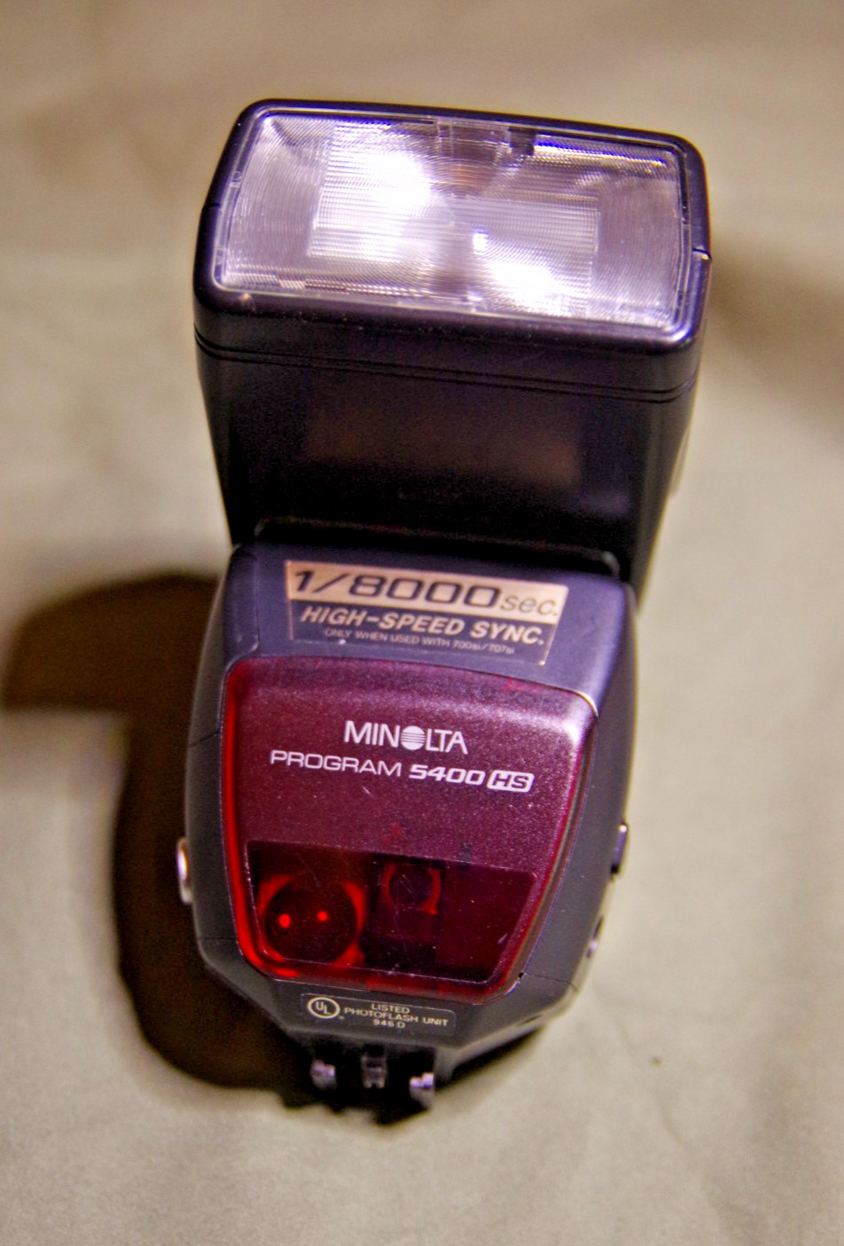 Minolta 5400HS Shoe Mount Flash for  Konica Minolta, Includes Original Box