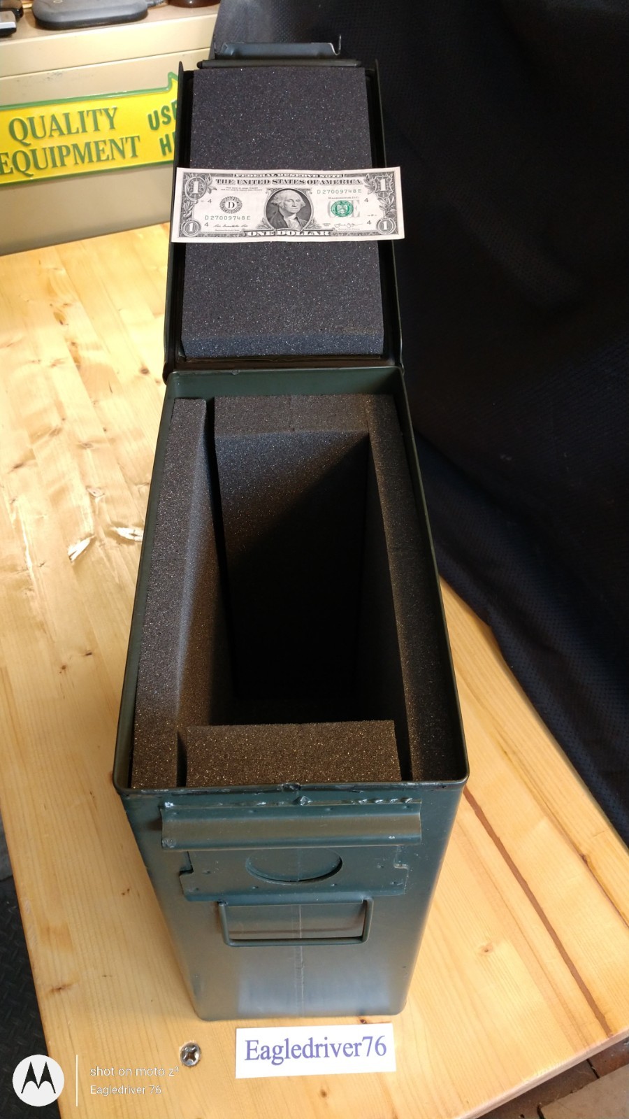 Military Shipping Container, Foam Insulated