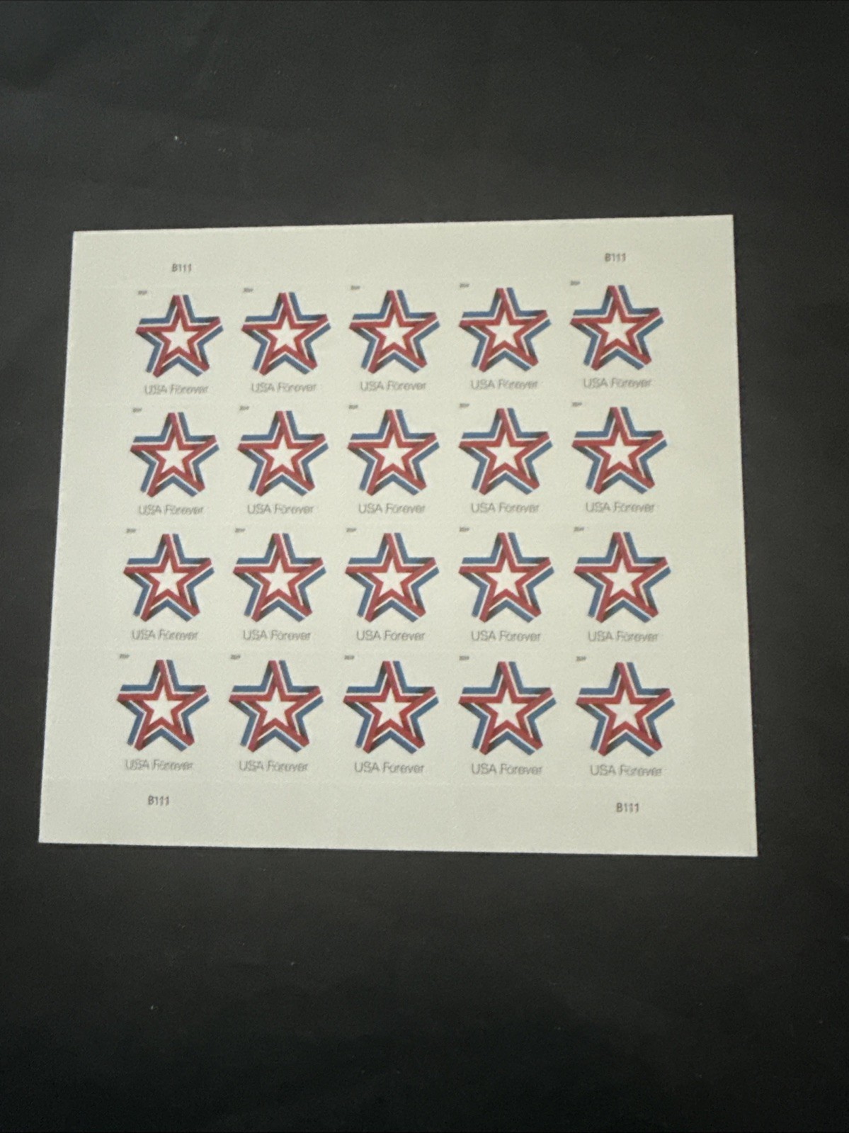 🔥2019 USPS Star Ribbon POSTAGE STAMPS- Scott# 5362 SHEET of 20 STAMPS🔥