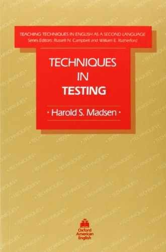 Techniques in Testing (Teaching - Paperback, by Madsen Harold S. - Very Good
