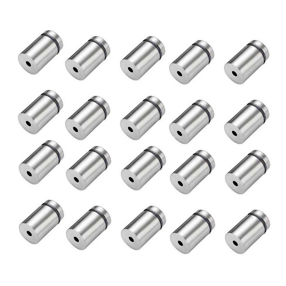 Silver Color Stainless Steel Standoffs Standoff Bolts 20PCS for Sign Mounting