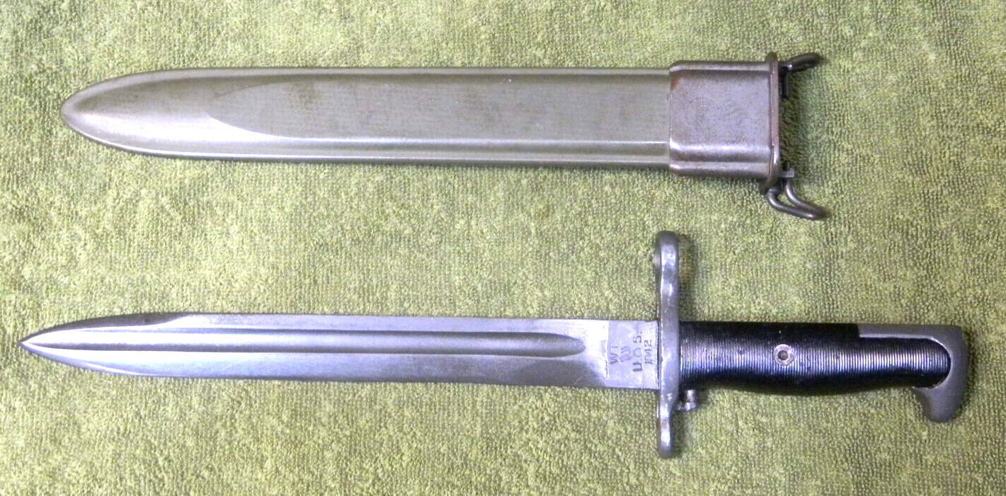 M1 Garand Bayonet Genuine USGI WW11 Wilde Tool /WT, 10 Inch, Scarce, Very Nice!