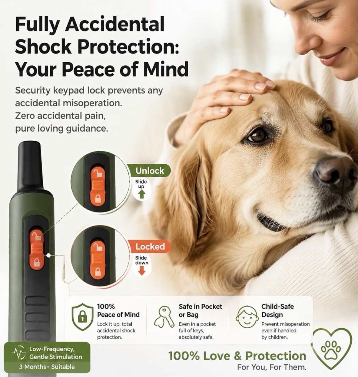 Skasii Dog Training Collar Remote 4500FT IPX8 Waterproof 5-150lbs New Open Box