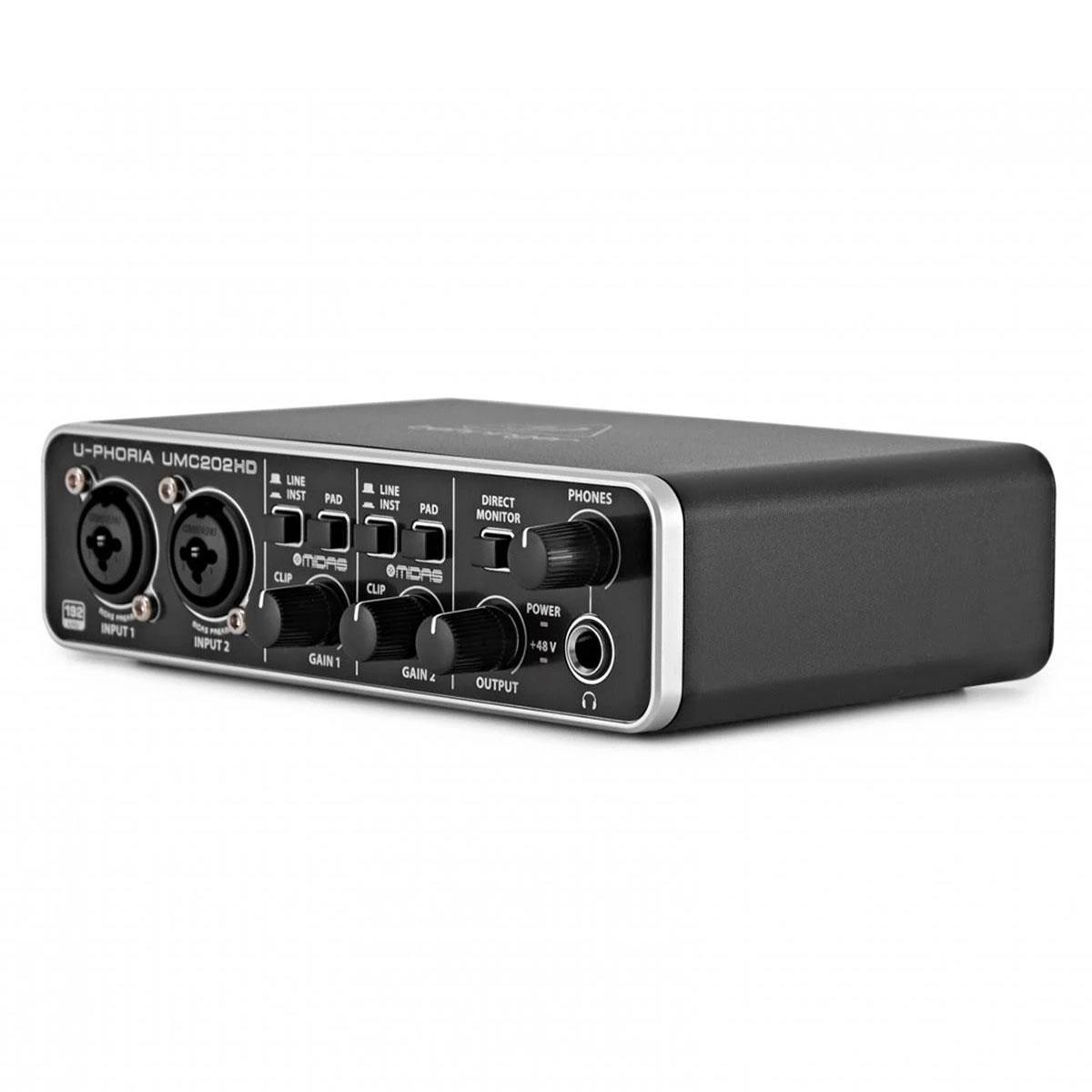 Behringer U-Phoria UMC202HD USB Audio Interface - USB 2.0 Audio Interface USB Au