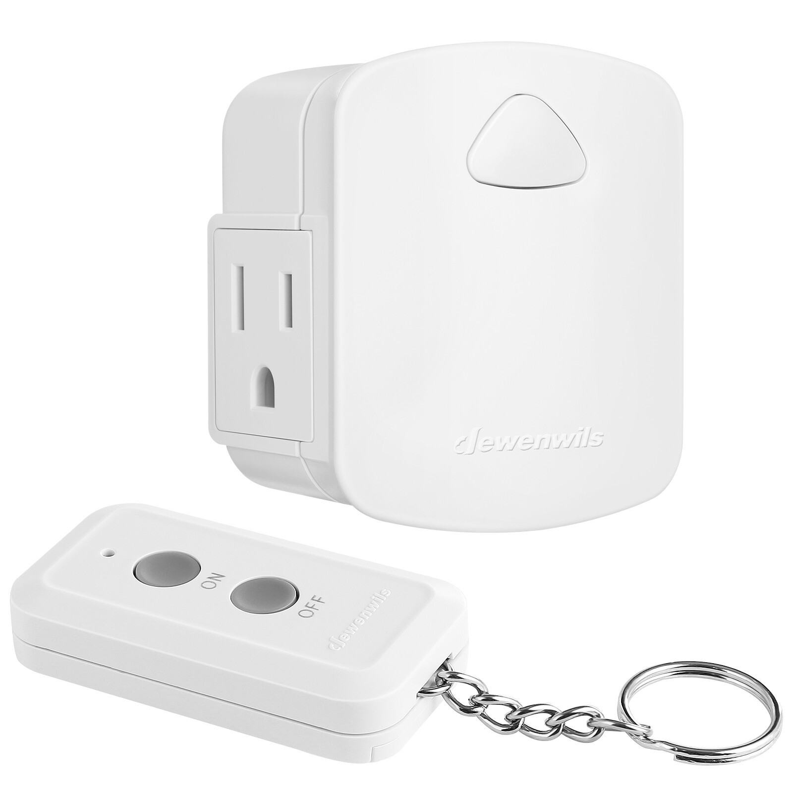 DEWENWILS Indoor Remote Control Outlet, 15A/1875W, 100 FT Long Range, Compact