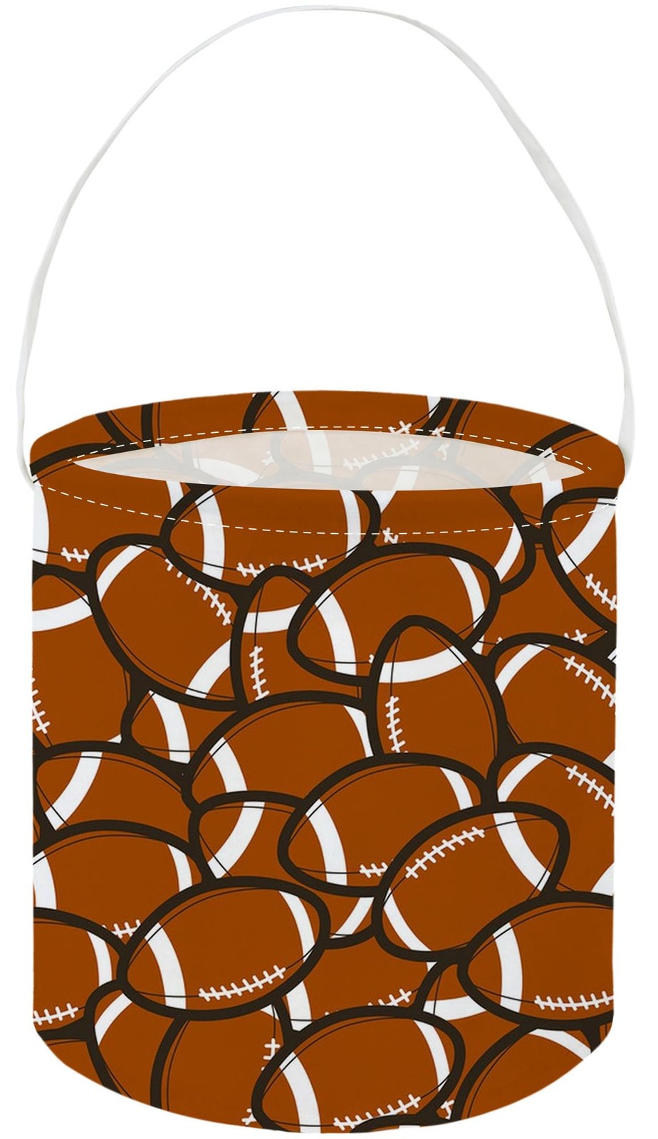 Sanjiaofen Football Bucket,Kids Basket, Small Gift Basket with Handles for Ki...