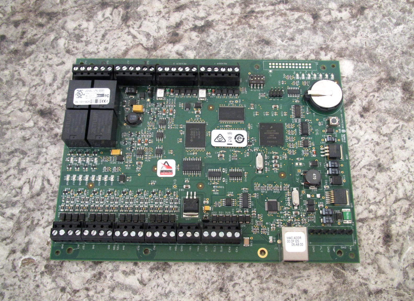 Lenel LNL-2220 IDRC Intelligent Dual Reader Controller Board Used Free Shipping