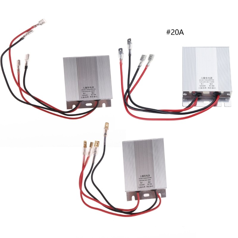 12V 24V Step Down to 6V 10A 15A 20A Waterproof DC-DC Converter