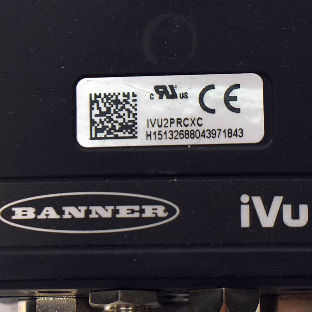 Banner IVU2PRCXC Machine Vision & Barcode Reader 60fps 752 x 480 Pixels 10~30VDC