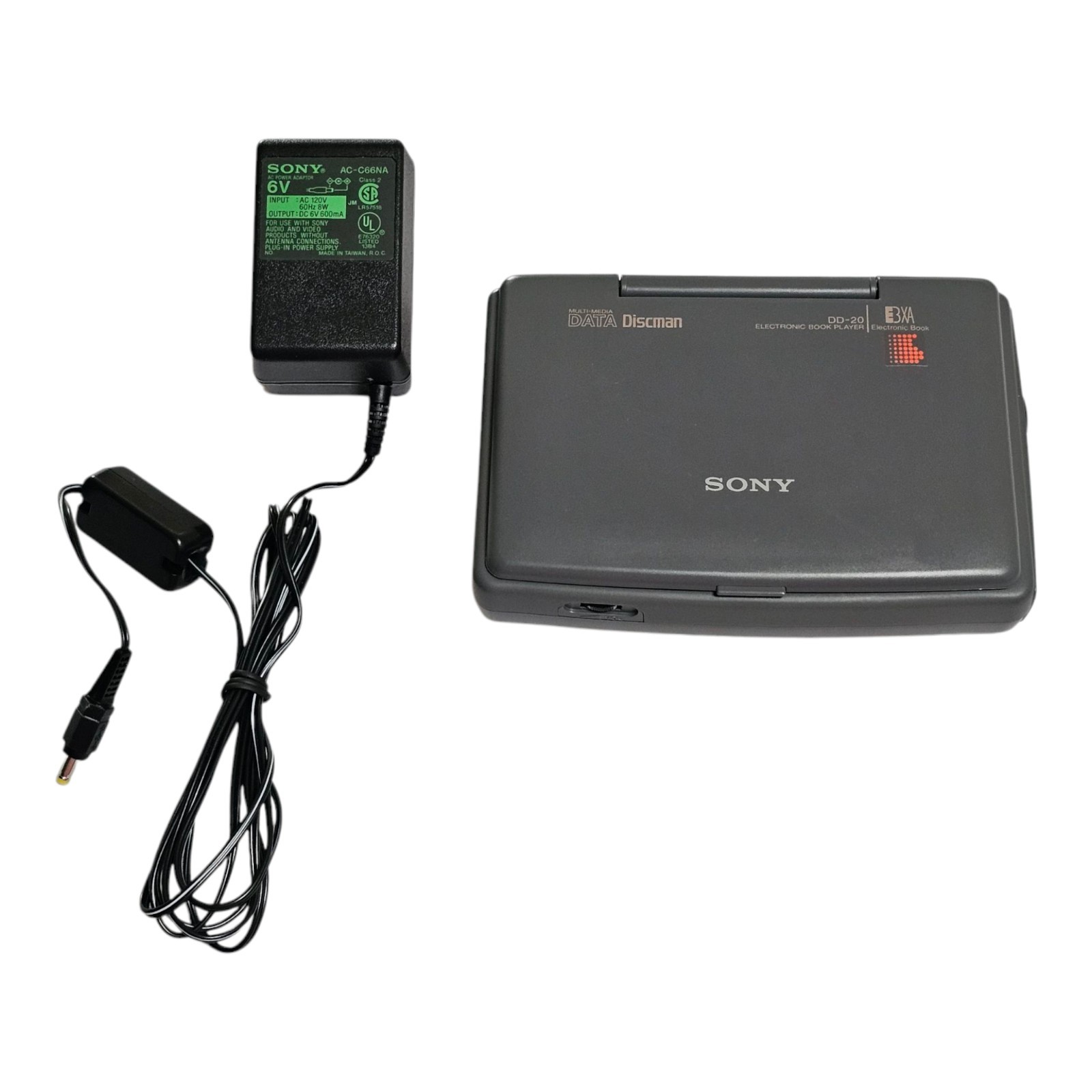 Vintage Sony DD-20 Electronic Book Player EBXA Data Discman - Does Not Work