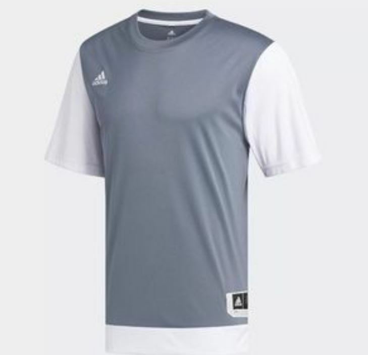 NEW MEN'S ADIDAS BASKETBALL CRAZY EXPLOSIVE SHOOTER SHIRT ~ MEDIUM  #BQ7787 GRAY