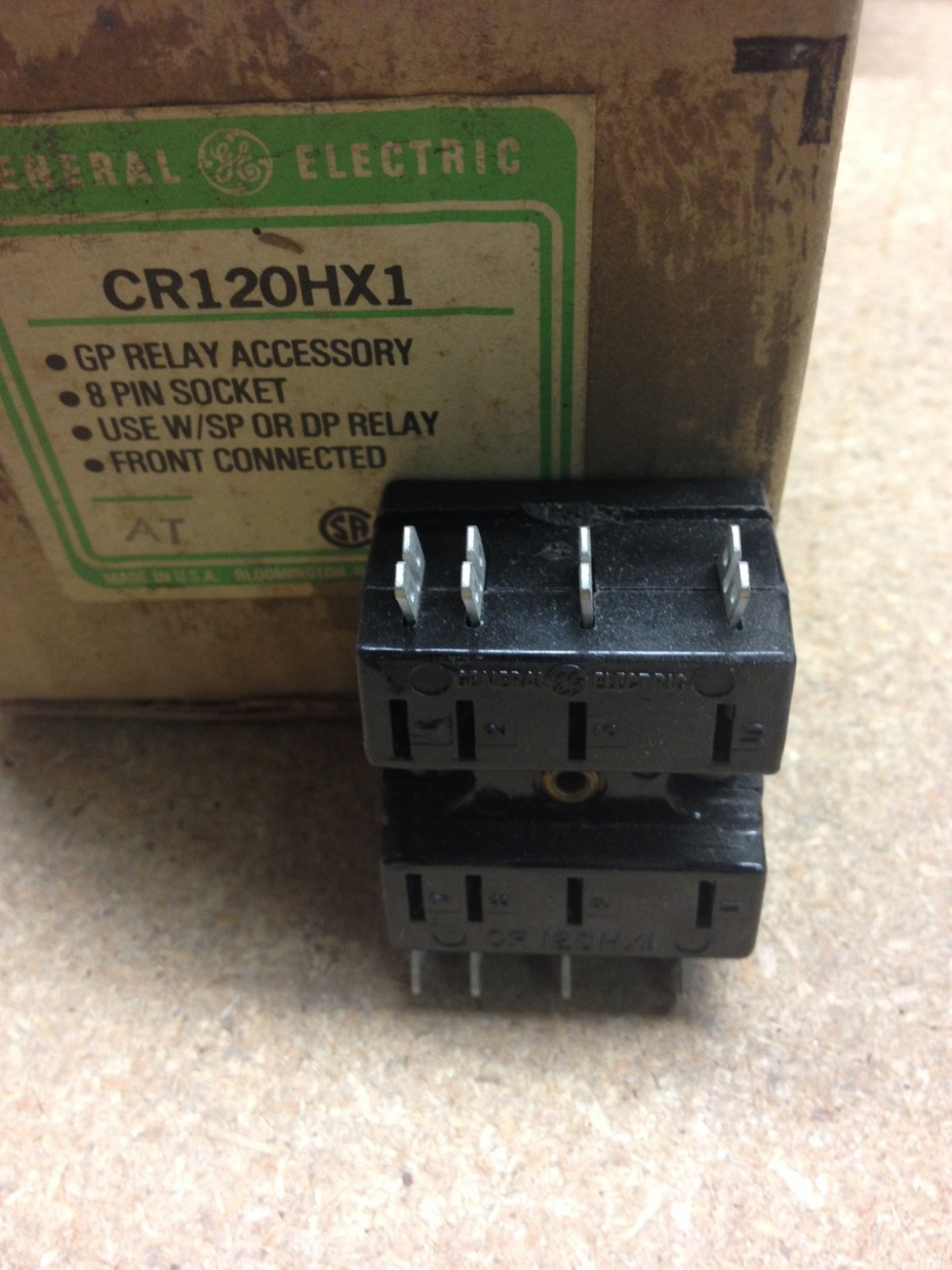 CR120HX1 GE Relay Socket NIB