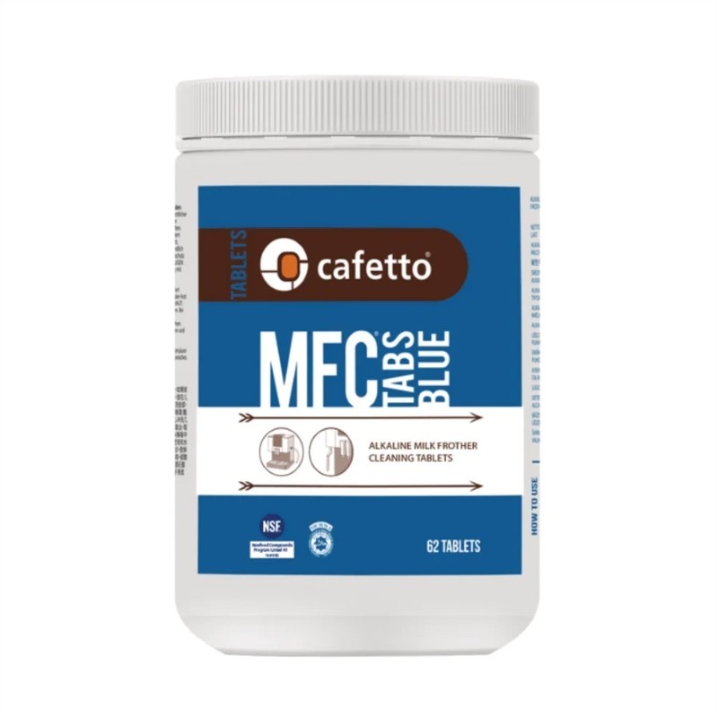 Cafetto MFC Tablets Blue Automatic Coffee Machine Cleaning Milk Frother Cleaner