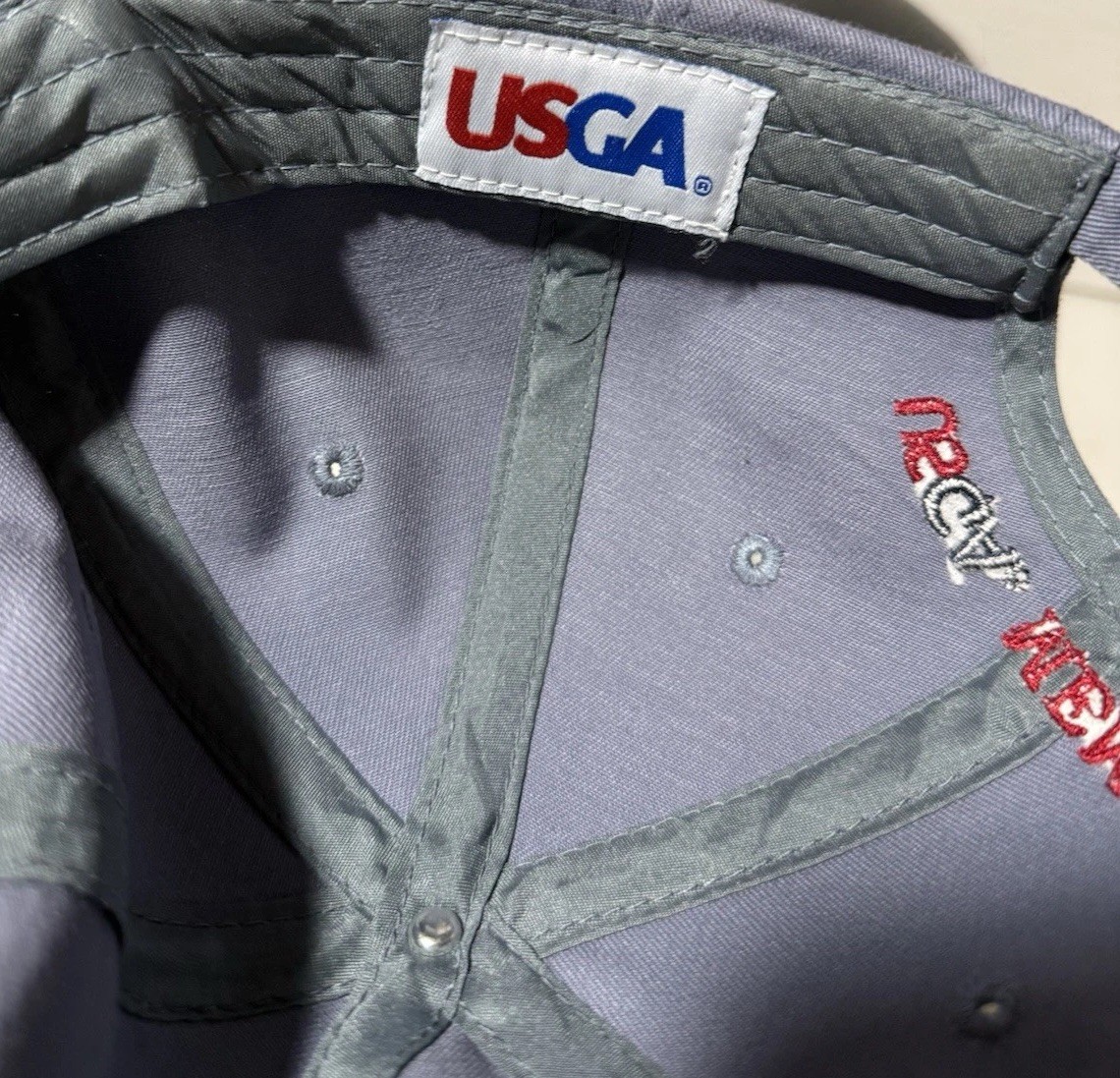 USGA 2010 US Open Pebble Beach Adjustable Hat Cap Gray Cotton