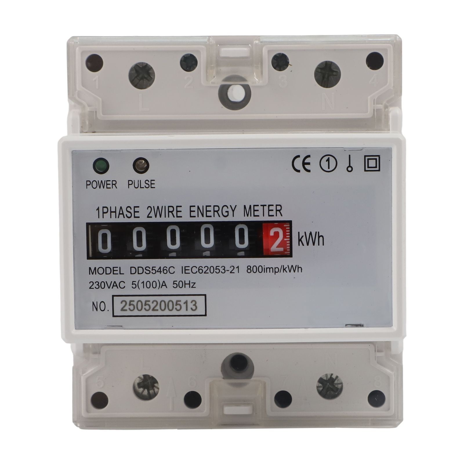 230V Wattmeter Digital Meter 5A 100A for Safe Electrical Systems