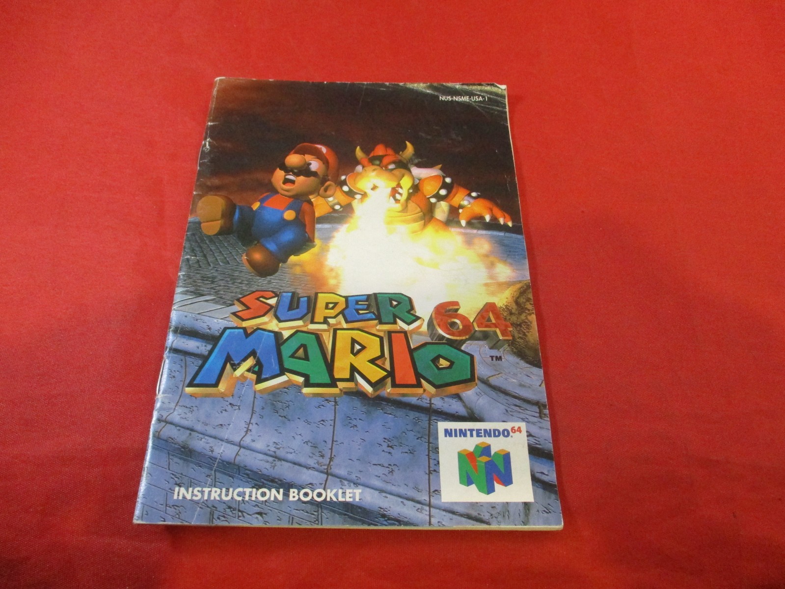 Super Mario 64 Nintendo 64 N64 Instruction Manual Booklet ONLY #D