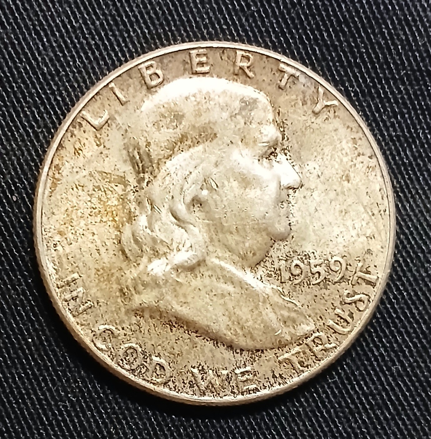 1959 Franklin Half Dollar in VF Condition