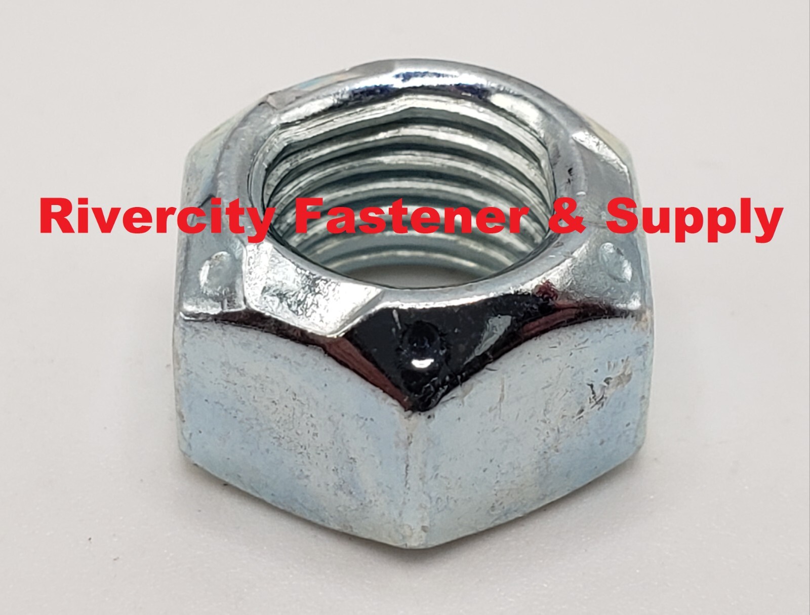7/16-20 All Metal Lock Nuts 7/16x20 Nut 7/16 x 20 Top Lock / Stover Nut Zinc