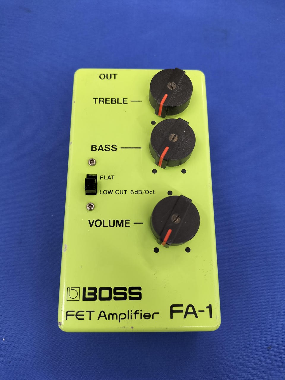 BOSS FA-1 Effector Guitar Preamp with 2-Band EQ & Low Cut Switch Used