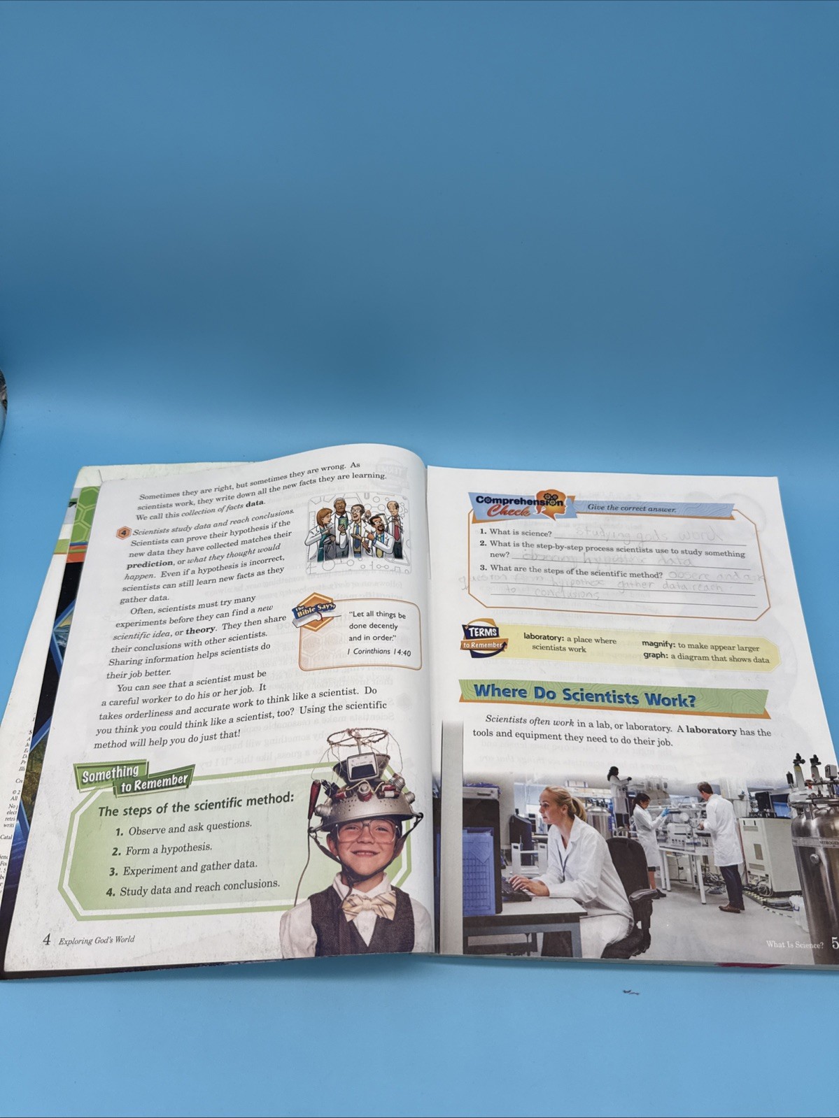 Abeka Exploring God’s World (5th Edition) Student Science WorkText 3rd Grade