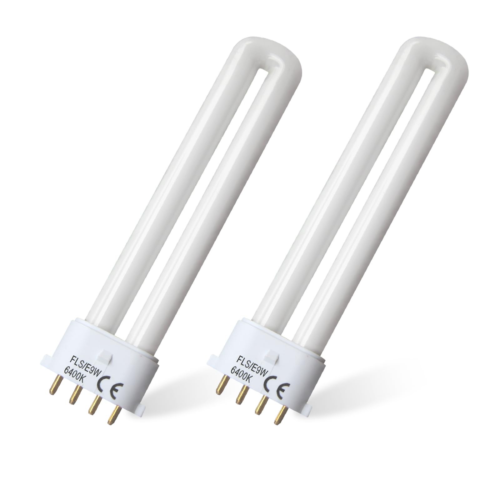 FLS/E9W 6400K Camping Lantern Bulb,for 9W Fluorescent Bulb,4 Pin 2G7 Base,5.5