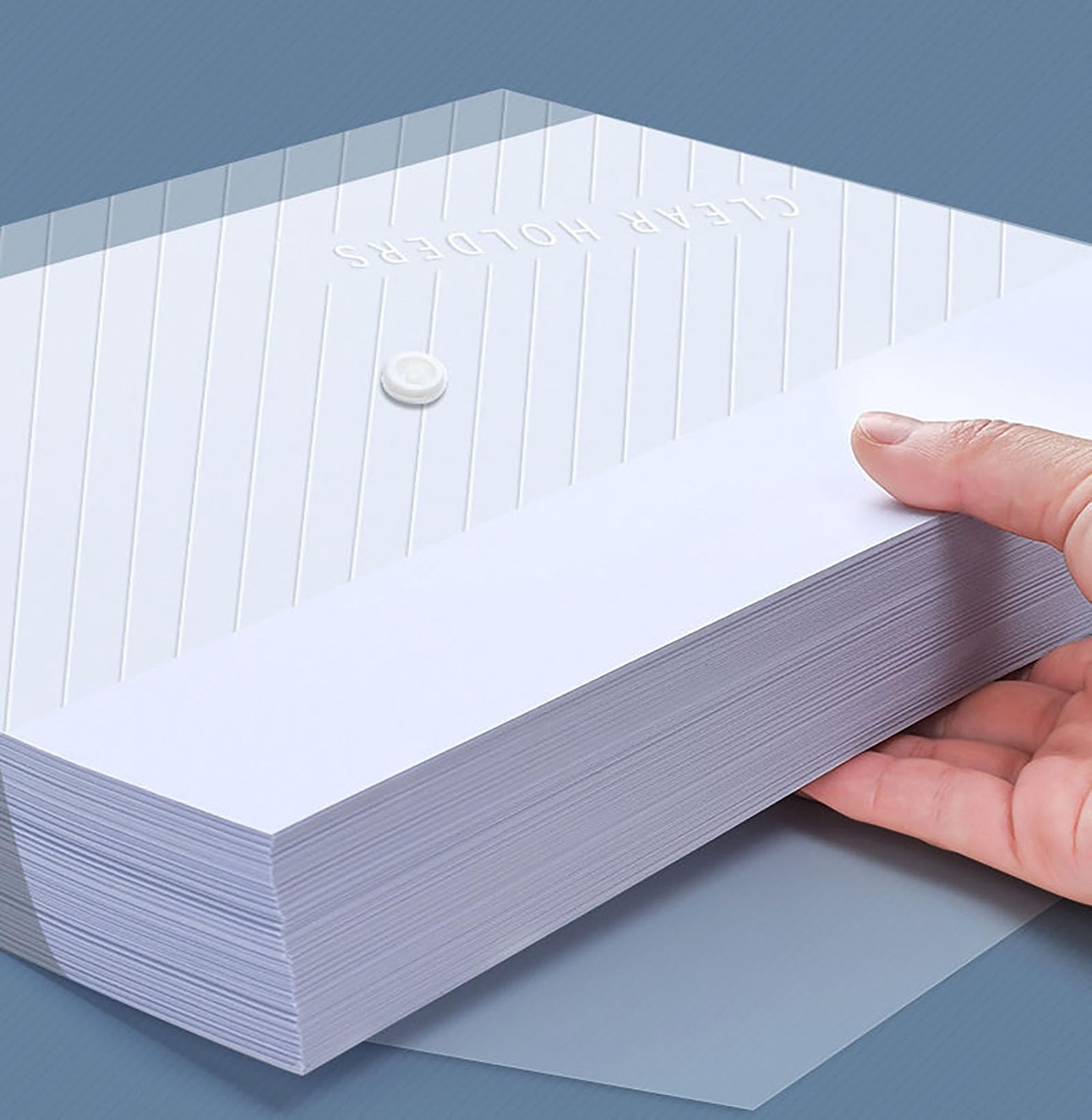 10 PCS 13x9 Inch A4 Size Transparent Plastic Document Storage Bag Envelopes