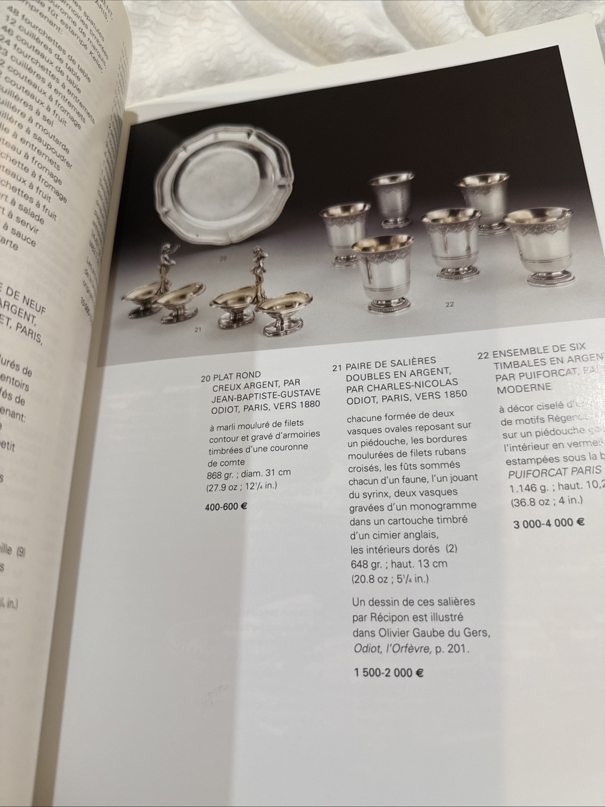 Sotherbys 2003 Paris Important Silver Auction Catalog Reference June 11