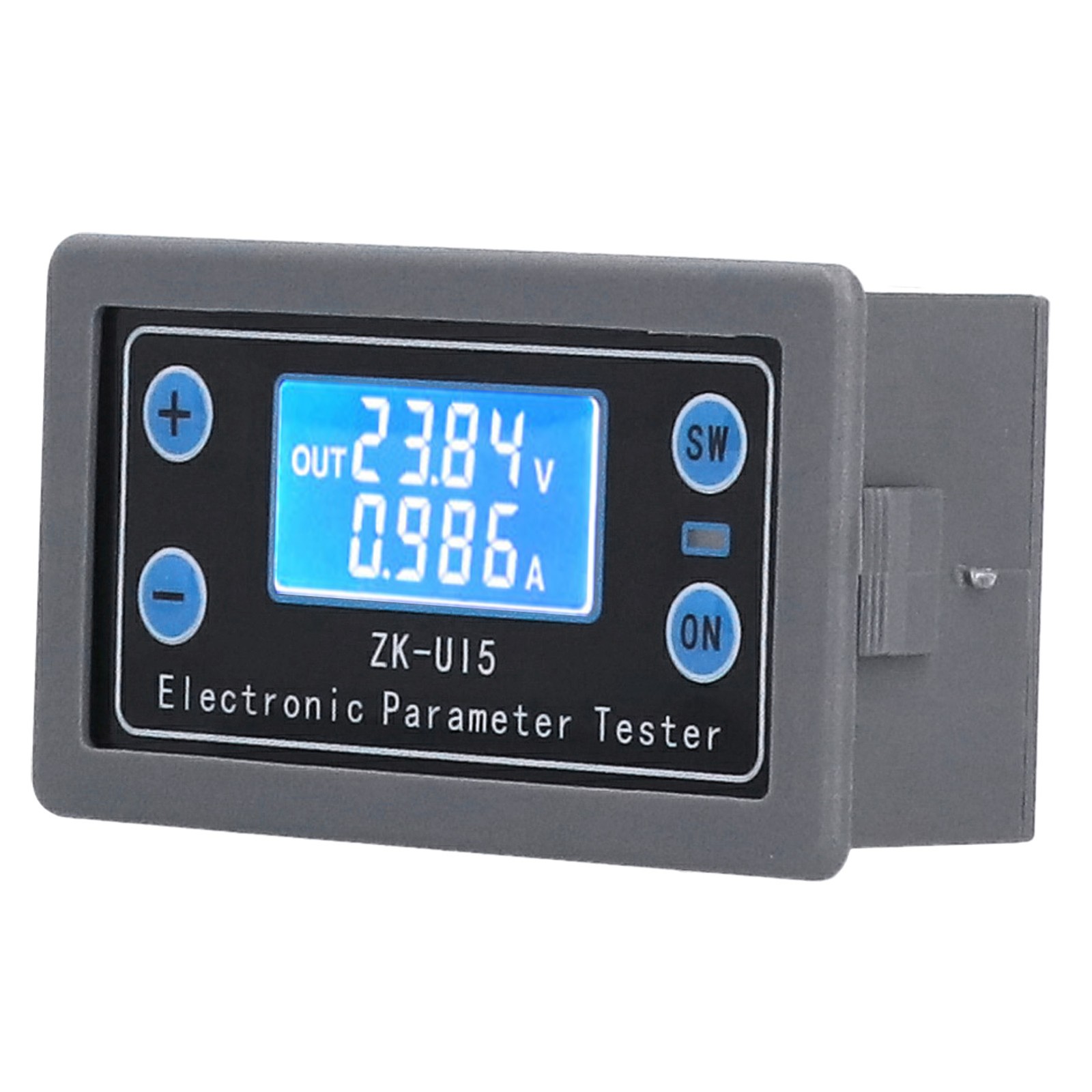 ZKU15 Voltage Current Testing Meter LCD Digital Display Volt Ammeter CS
