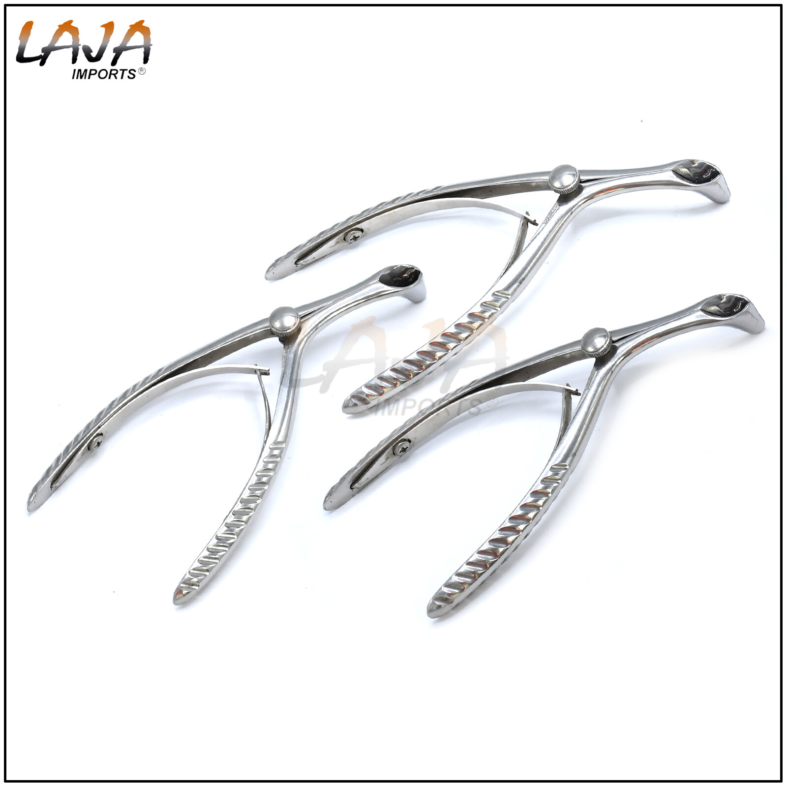 3 Pcs BECKMAN Nasal Speculum Small, Medium & Large ENT Surgical Instruments New