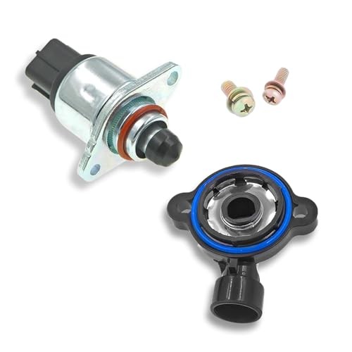 2 PCS Idle Control Valve Sensor, Throttle Position Sensor Four Pin Idle