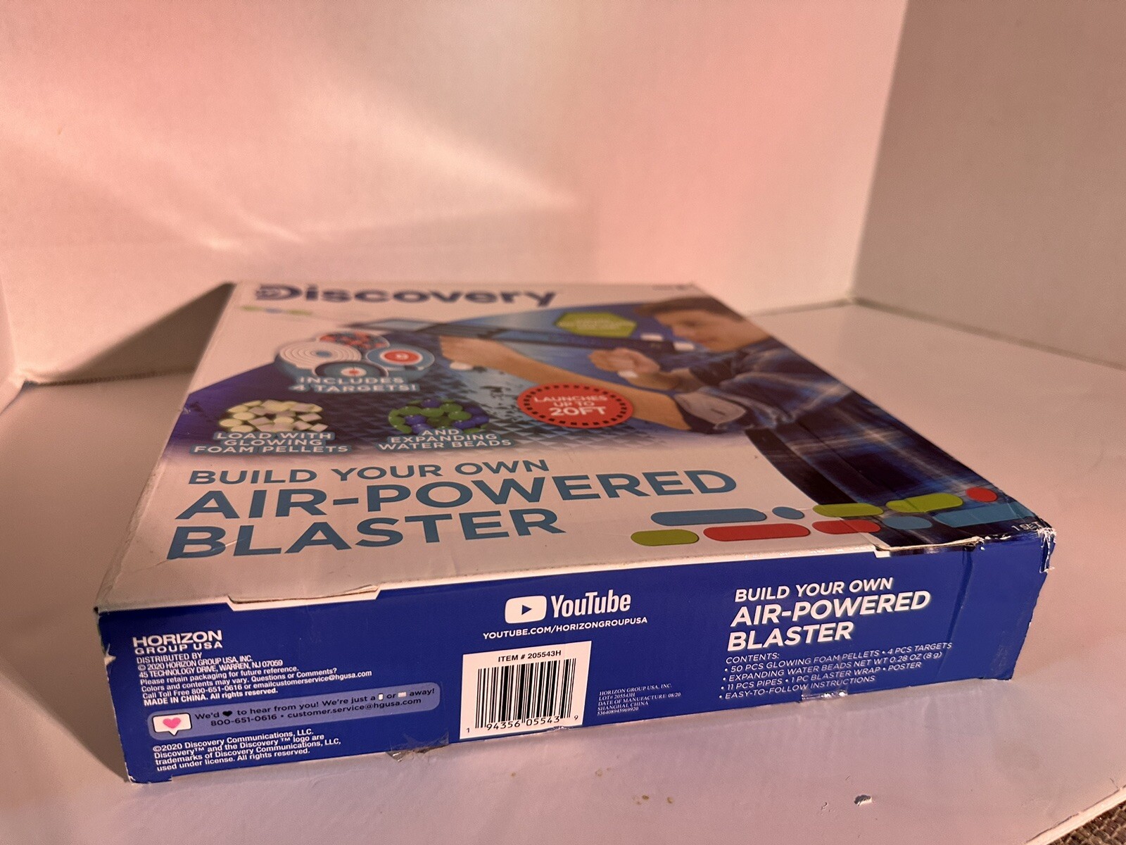 (2) Discovery Build Your Own Air-Powered Blaster. NIB FREE SHIPPING!!!
