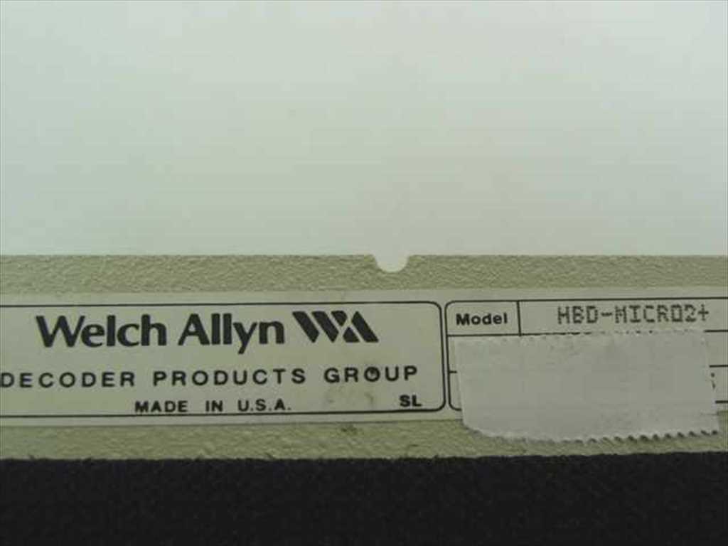 Welch Allyn HBD-MICRO2+ Decoder / Barcode Scanner - Micro 2 Plus