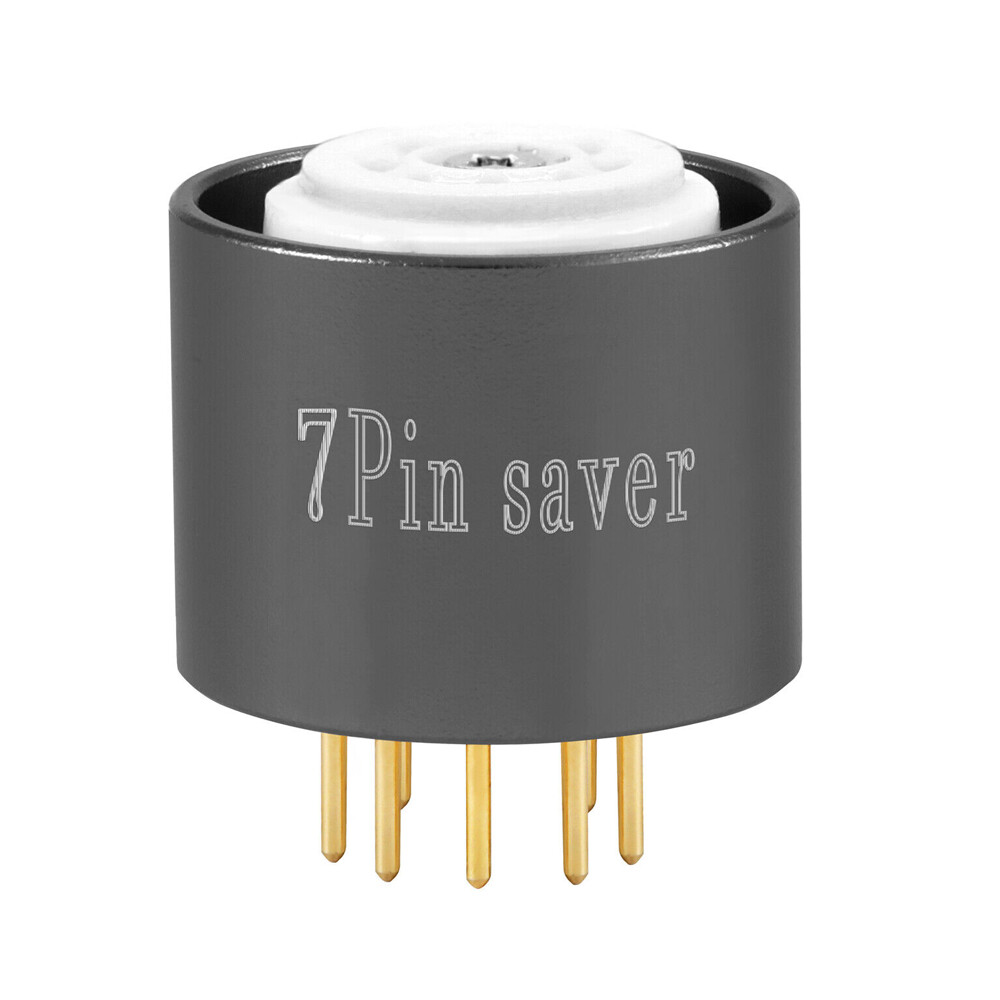 7Pin Socket Saver 5654W 6AQ5 6X4 6Z4 6AU6 6J1 6J2 6J3 6J4 6J5 ECC91 Tube New
