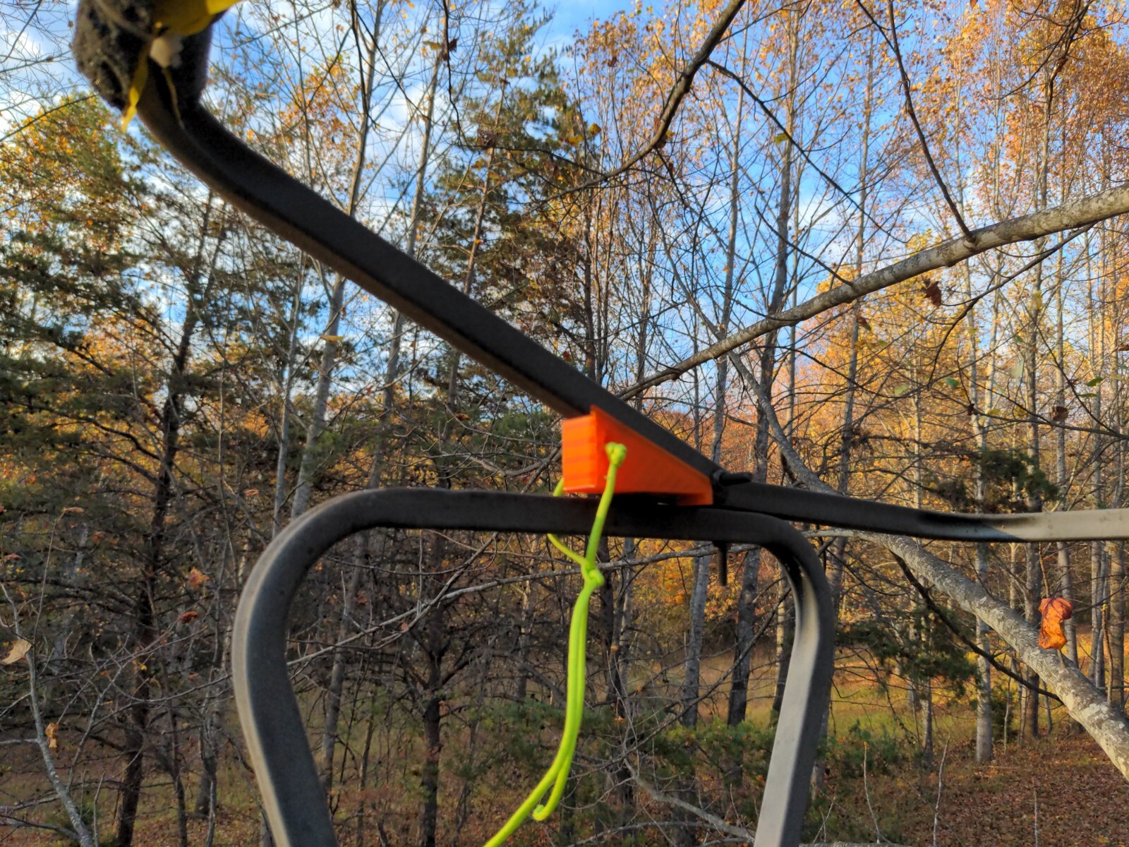 Tree stand shooting rail elevation wedge - Raise the bar! - Made in USA