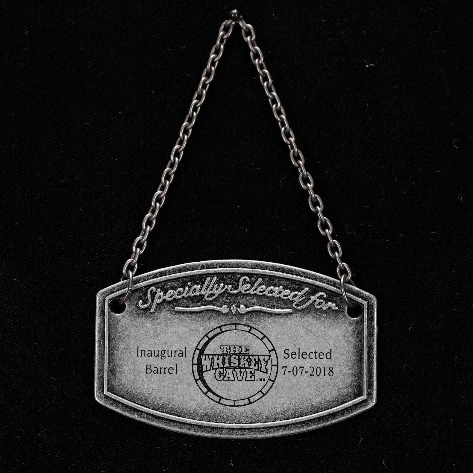 The Whiskey Cave Inaugural Jack Daniel’s Single Barrel Hang Tag