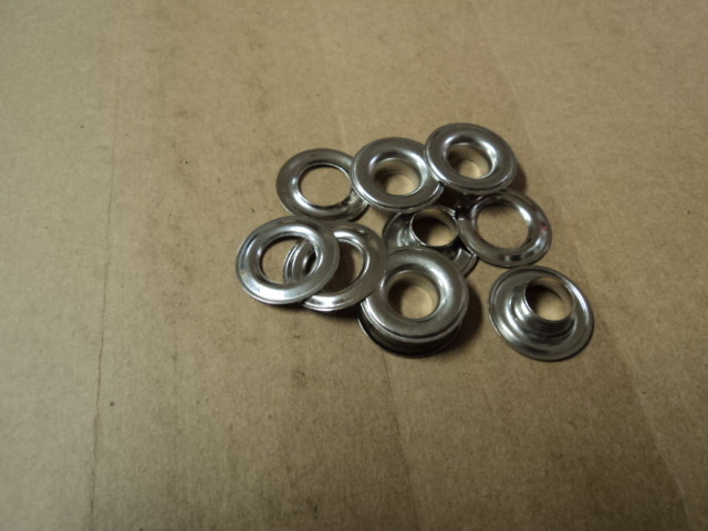 GROMMETS & WASHERS. #2(3/8" hole)- SILVER 1-GROSS PER BOX