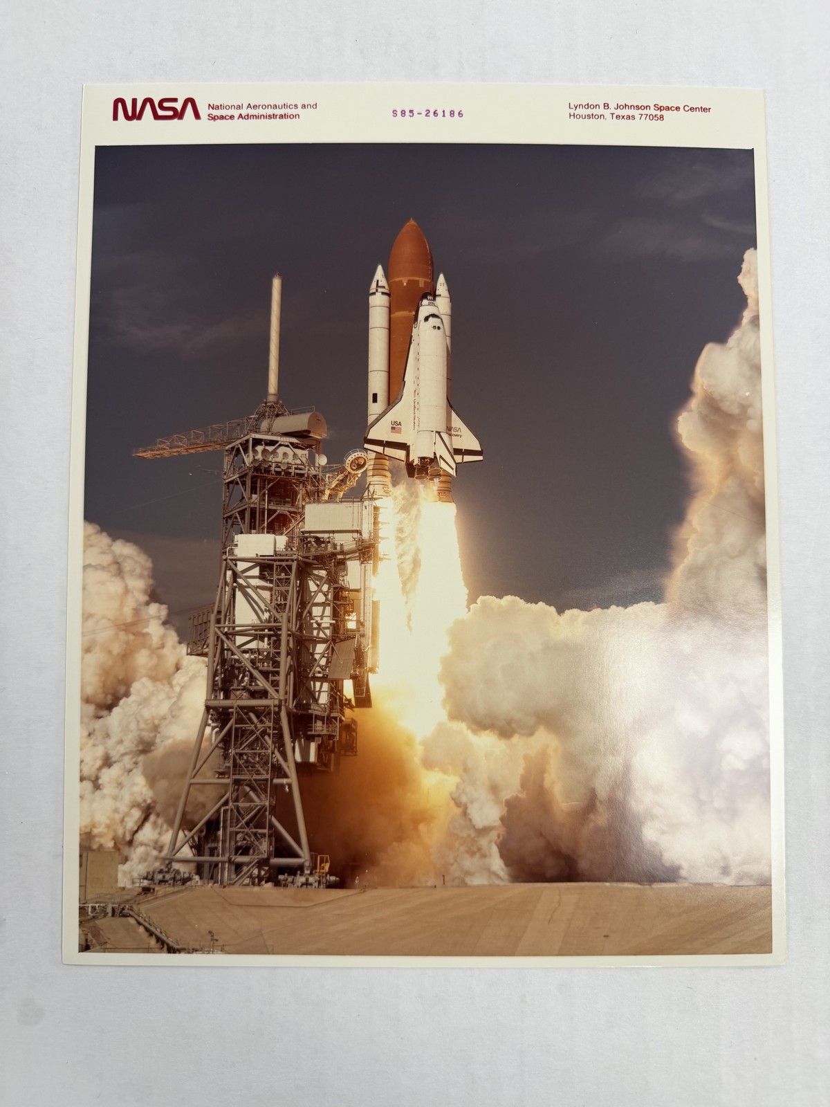 NASA STS-51C Discovery Ready for Launch Press Photo
