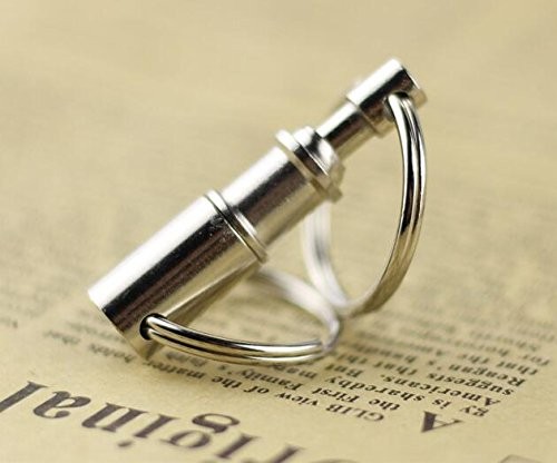 Detachable Pull Apart Key Rings Keychains Heavy Duty Split Rings Silver 10 PCS