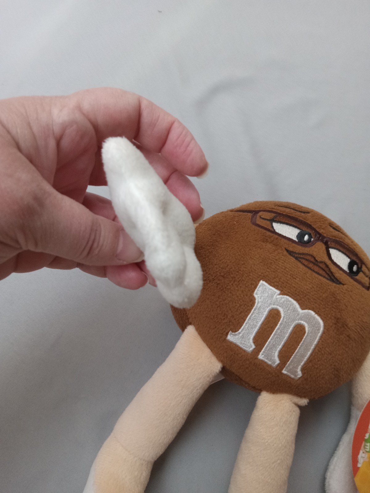 M&M Rare Brown With Glasses