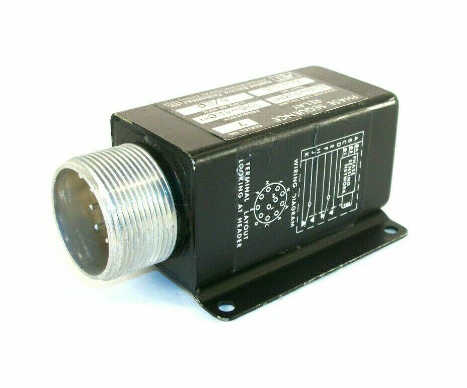 AET Applied Electro 1A-3A5 180-220 VAC 320-480 HZ Phase Sequence Relay