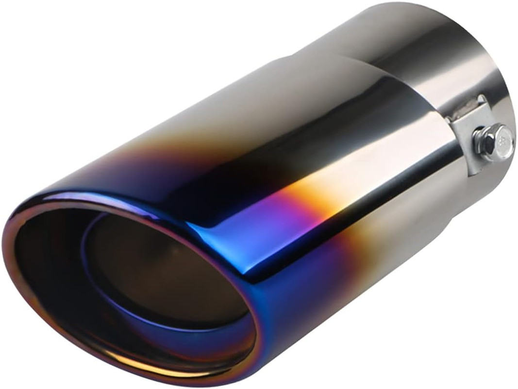 Stainless Steel Car Exhaust Tip, 2.5" to 3.3" Universal Car Exhaust Pipe Modific