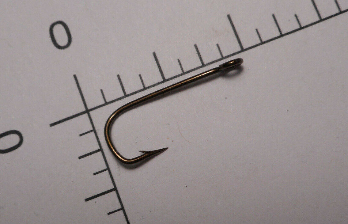 MUSTAD #4 Fly Tying SNECK HOOKS HOLLOW POINT RINGED RUSTPROOF EX STRONG 3851 A