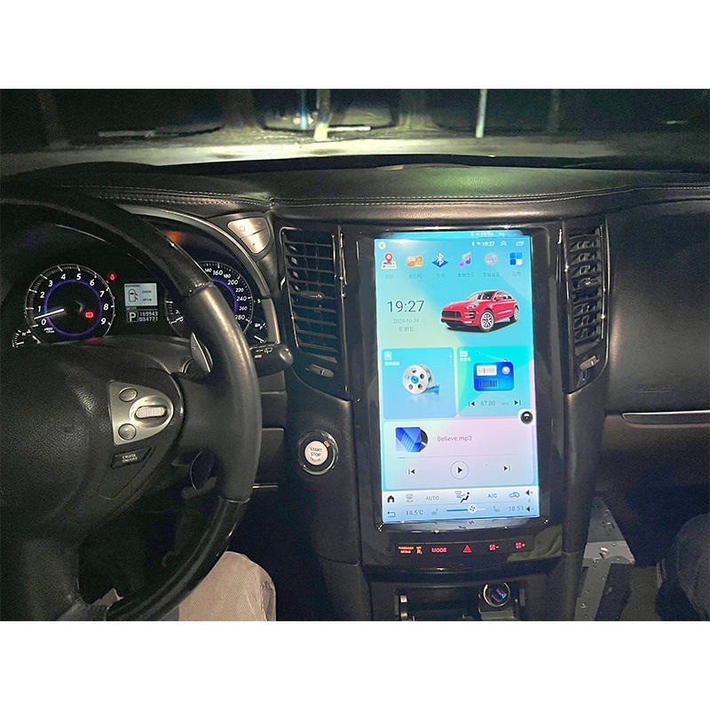 13.8" For 07-19 Infiniti FX25 35 37 50 QX70 8+256G CarPlay Car Stereo Radio GPS
