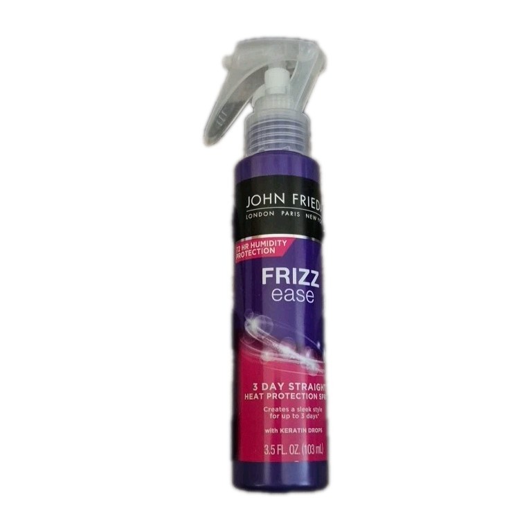 John Frieda Frizz Ease 3 Day Straight Heat Protection Spray 3.5 fl oz