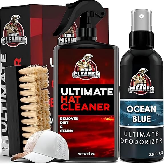 Ultimate Hat Cleaning Kit for All Types of Hats -Hat Cleaner with Brush and Deo