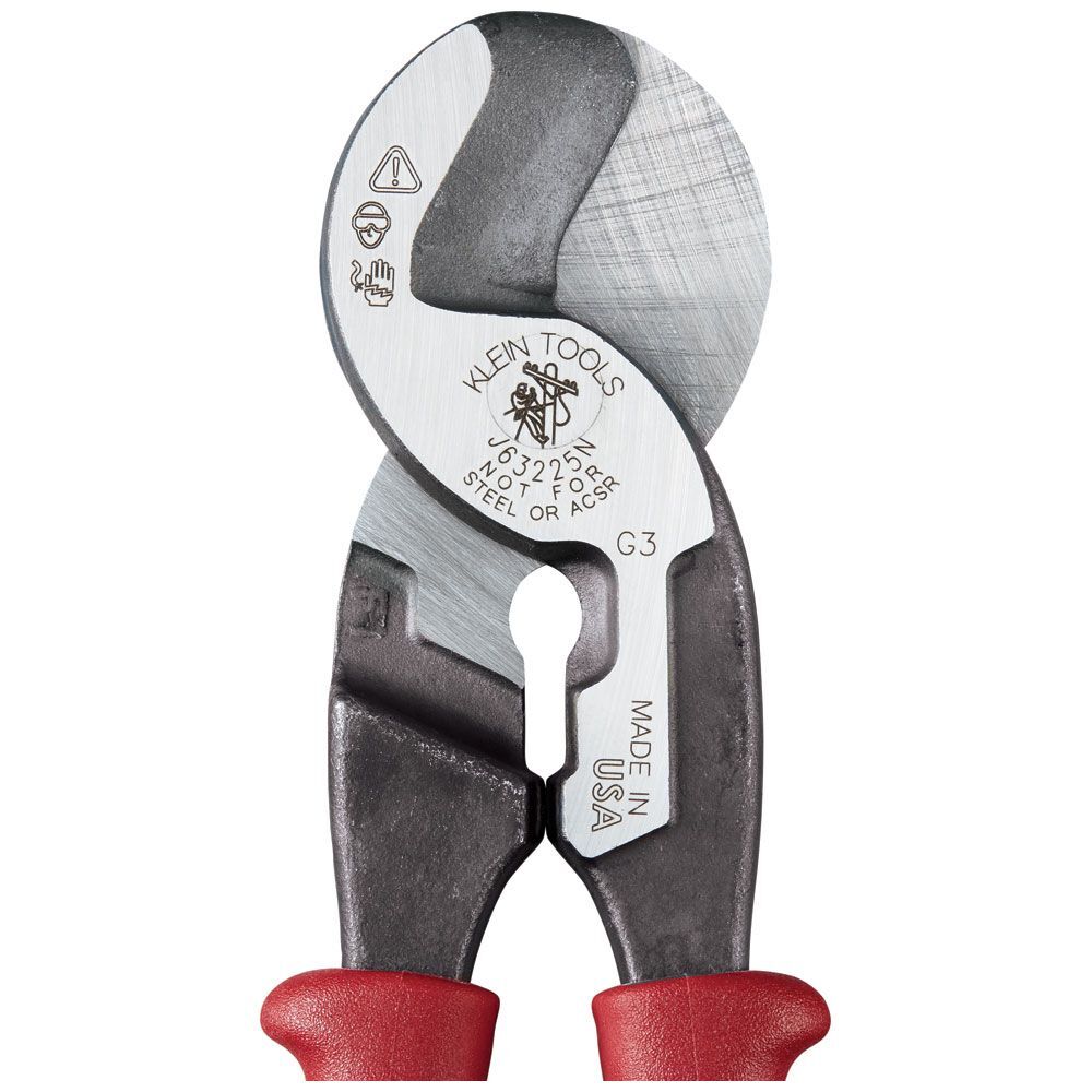 Klein Tools J63225N Journeyman™ High Leverage Cable Cutter with Stripping