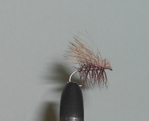 12 Flies - Elk Hair Caddis Tan Body Dry Fly Mustad Hooks Custom Anglers 1 Dozen