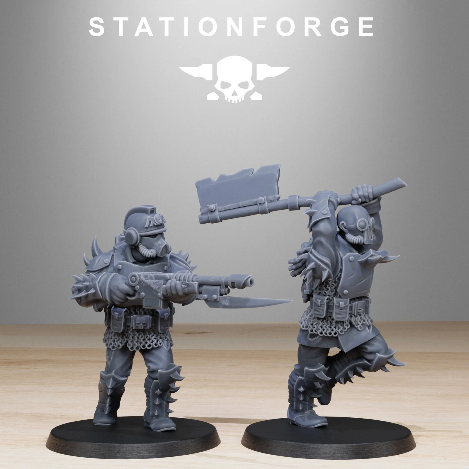 Corrupted Guard Builder Kit Wargame Proxy Miniatures StationForge